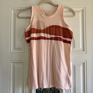 Columbia Women's Tank Top with Pink and Red Stripes